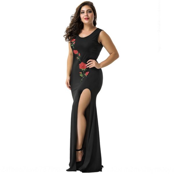 fashionable women's black evening dress embroidered rose pattern side slit floor evening dress split skirt split skirtlength skirt d3er, Black;gray
fashionable women's black evening dress embroidered rose pattern side slit floor evening dress split skirt split skirtlength skirt d3er, Black;gray