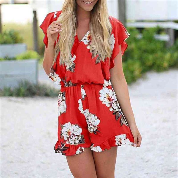 women casual beach playsuit summer female ruffles v-neck red gray printing party rompers womens playsuits, Black;white
women casual beach playsuit summer female ruffles v-neck red gray printing party rompers womens playsuits, Black;white