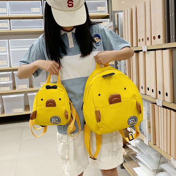 factory wholesale 2020 new canvas backpack same type as tiktok parent-child cute little yellow duck cartoon backpack
factory wholesale 2020 new canvas backpack same type as tiktok parent-child cute little yellow duck cartoon backpack