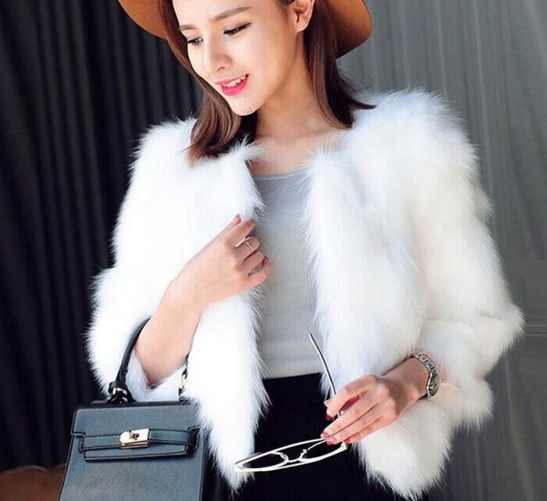 european and american plus size autumn and winter new plus size women's fur women's jacket short imitated fox fur to keep warm in, Black
european and american plus size autumn and winter new plus size women's fur women's jacket short imitated fox fur to keep warm in, Black