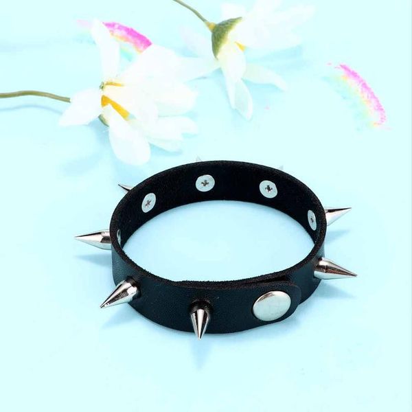 new gothic women punk black bracelet spike rivet cone black leather cuff large size w jllzkf, White
new gothic women punk black bracelet spike rivet cone black leather cuff large size w jllzkf, White