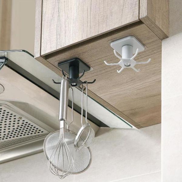 hooks & rails 6 claw rotating storage hook kitchen gadget cabinet bath wall mounted 360° coat hanger organizer rack
hooks & rails 6 claw rotating storage hook kitchen gadget cabinet bath wall mounted 360° coat hanger organizer rack