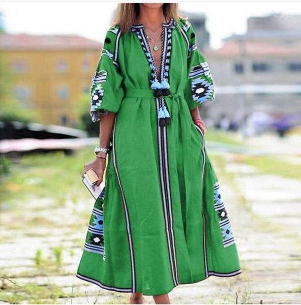 autumn three-quarter puff sleeve long dress women v neck tassel party dress elegant floral print patchwork loose xxl1, Black;gray
autumn three-quarter puff sleeve long dress women v neck tassel party dress elegant floral print patchwork loose xxl1, Black;gray
