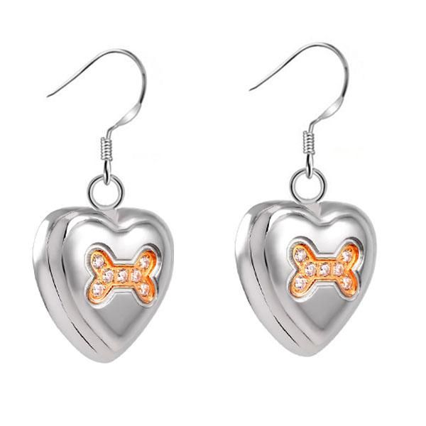 K001 Heart Cremation Urn Earrings for Ashes Stainless Steel Memorial Keepsake Ash Cremation Jewelry, Silver
K001 Heart Cremation Urn Earrings for Ashes Stainless Steel Memorial Keepsake Ash Cremation Jewelry, Silver