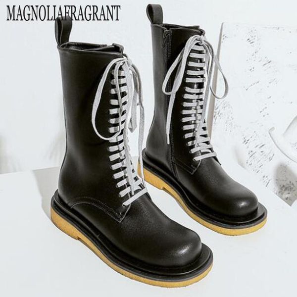 boots autumn and winter women shoes thick with middle fashion british style lace up motorcycle hy8701, Black
boots autumn and winter women shoes thick with middle fashion british style lace up motorcycle hy8701, Black