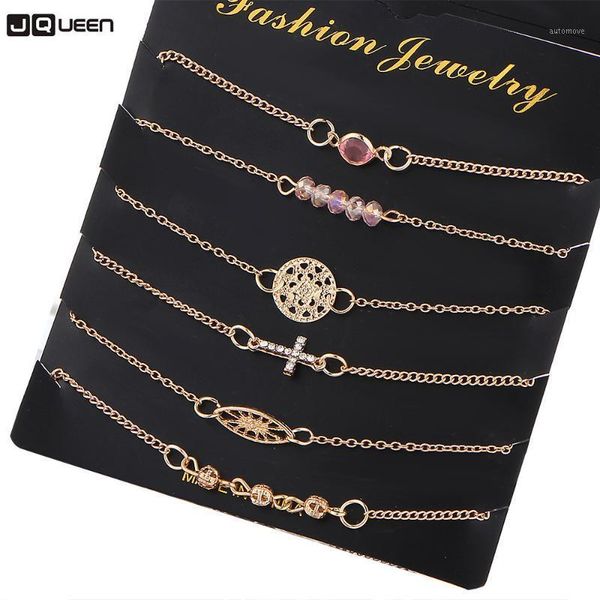 6pcs/set chain bead geometric charm bracelets set fashion bracelet for women jewelry party gift pulseira feminina1, Black
6pcs/set chain bead geometric charm bracelets set fashion bracelet for women jewelry party gift pulseira feminina1, Black