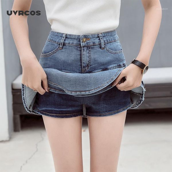 uvrcos retro denim shorts skirt women summer 2020 streetwear ladies short skirts jeans casual all match elastic ball gown saia1, Black
uvrcos retro denim shorts skirt women summer 2020 streetwear ladies short skirts jeans casual all match elastic ball gown saia1, Black