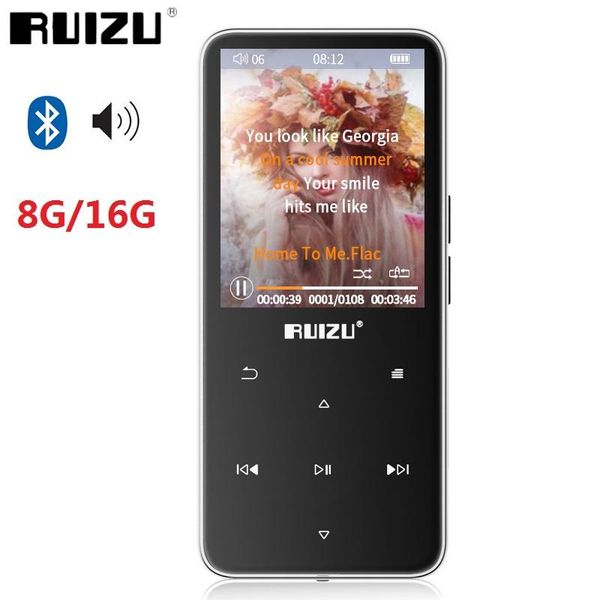 & mp4 players ruizu d10 bluetooth mp3 player 2.4inch hd screen 8gb metal touch button music with fm radio video built-in speaker
& mp4 players ruizu d10 bluetooth mp3 player 2.4inch hd screen 8gb metal touch button music with fm radio video built-in speaker