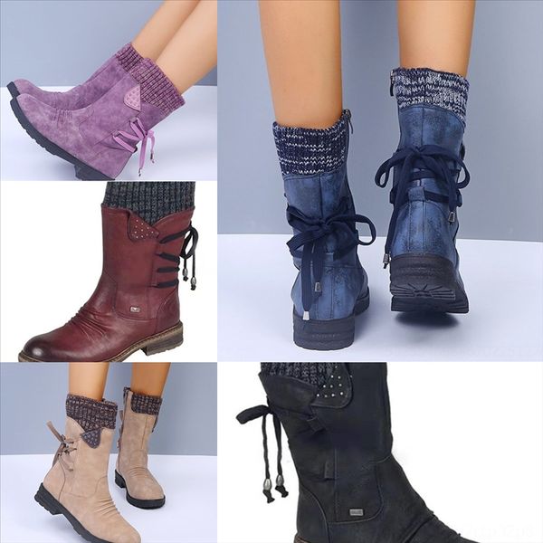 nrha new woman lace up knee high winter boots warm plush gladiator long lady boot combat booties thick heels shoes, Black
nrha new woman lace up knee high winter boots warm plush gladiator long lady boot combat booties thick heels shoes, Black