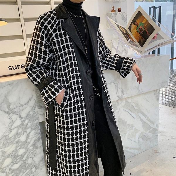 men's coat 2020 autumn new slim pure black and white woven and spliced coat casual fashion personality youth men's wear, Tan;black
men's coat 2020 autumn new slim pure black and white woven and spliced coat casual fashion personality youth men's wear, Tan;black