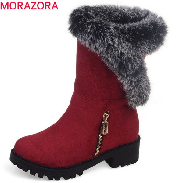 morazora 2020 wholesale big size 34-52 ankle boots for women flock winter boots slip on antiskid warm snow boots ladies shoes 1026, Black
morazora 2020 wholesale big size 34-52 ankle boots for women flock winter boots slip on antiskid warm snow boots ladies shoes 1026, Black
