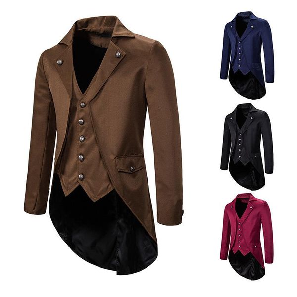 brown мужской хор stage performance vintage tuxedo повседневный деловой человек blazer куртка с поддельными vest men банкет classical wear, White;black
brown мужской хор stage performance vintage tuxedo повседневный деловой человек blazer куртка с поддельными vest men банкет classical wear, White;black