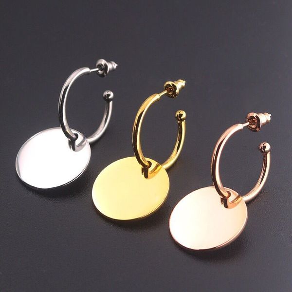wholesale (te-0061) stainless titanium steel round disc drop earrings for women fashion jewelry 3 gold color choice no fade 2 wear style, Silver
wholesale (te-0061) stainless titanium steel round disc drop earrings for women fashion jewelry 3 gold color choice no fade 2 wear style, Silver