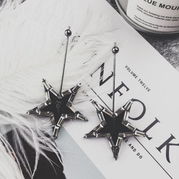 dangle & chandelier european beauty nightclub personality earrings wild five-pointed star long fashion big trend, Silver
dangle & chandelier european beauty nightclub personality earrings wild five-pointed star long fashion big trend, Silver