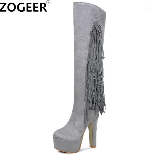 fashion flock tassel women boots autumn winter party nightclub lady shoes extreme high heels round toe platform knee high boots1, Black
fashion flock tassel women boots autumn winter party nightclub lady shoes extreme high heels round toe platform knee high boots1, Black