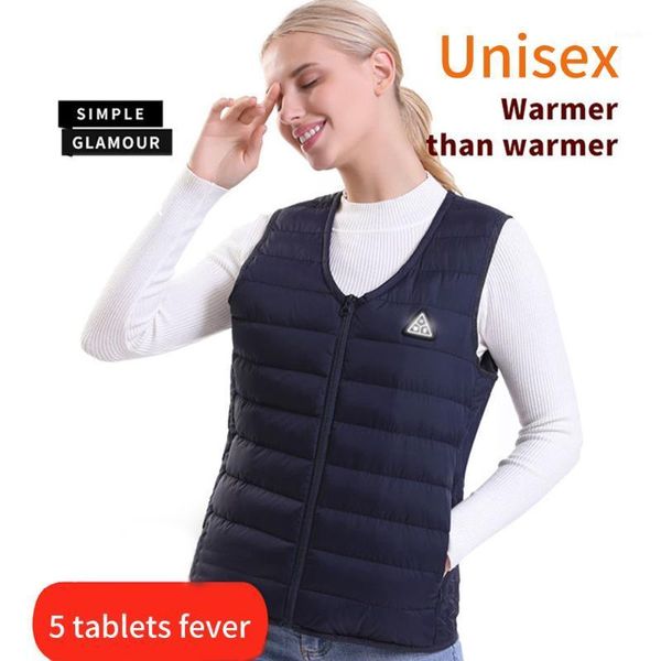 carbon fiber safety washable casual electric heated vest 3 temperature levels usb heating outdoor camping keep warm riding solid1, Gray;blue
carbon fiber safety washable casual electric heated vest 3 temperature levels usb heating outdoor camping keep warm riding solid1, Gray;blue