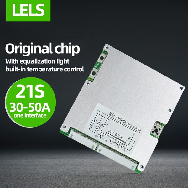 lels bms 21s lithium battery protection board 72v same port 50a, with balanced polymer overcharge and overdischarge protection
lels bms 21s lithium battery protection board 72v same port 50a, with balanced polymer overcharge and overdischarge protection