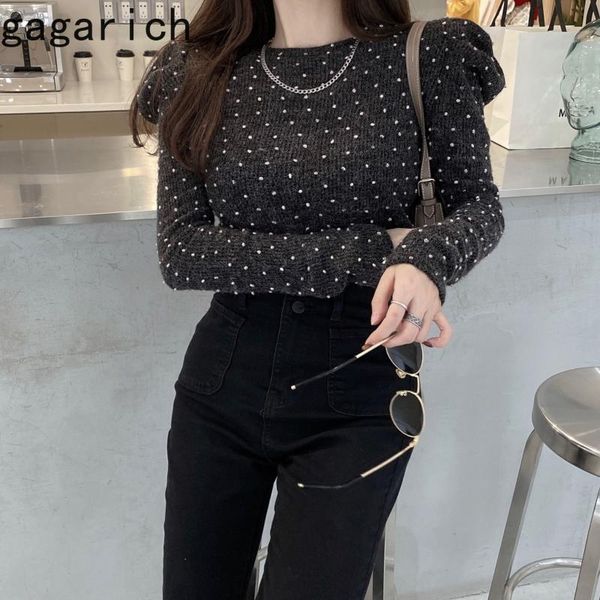 women's sweaters gagarich women sweater 2021 winter autumn french sweet temperament dot print puff sleeve design ladies o-neck knitted, White;black
women's sweaters gagarich women sweater 2021 winter autumn french sweet temperament dot print puff sleeve design ladies o-neck knitted, White;black