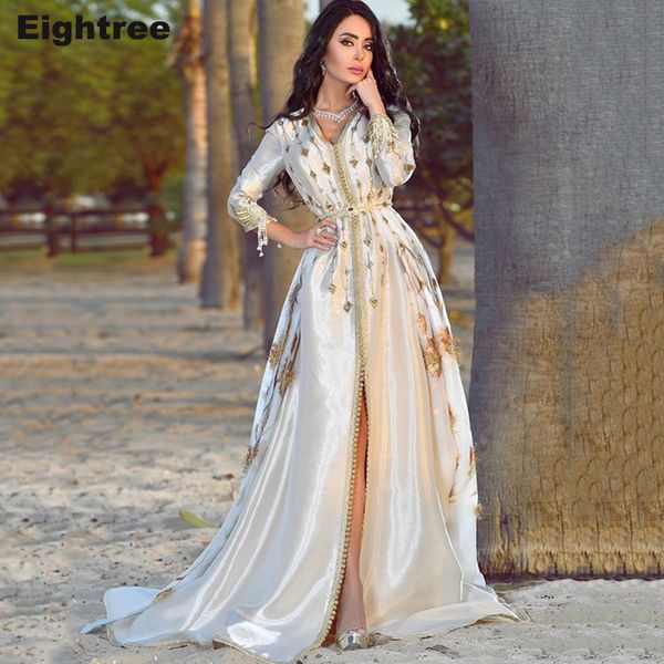 eightree moroccan caftan evening dresses long sleevees lace appliques special occasion dress dubai arabic evening party gown lj201125, White;black
eightree moroccan caftan evening dresses long sleevees lace appliques special occasion dress dubai arabic evening party gown lj201125, White;black