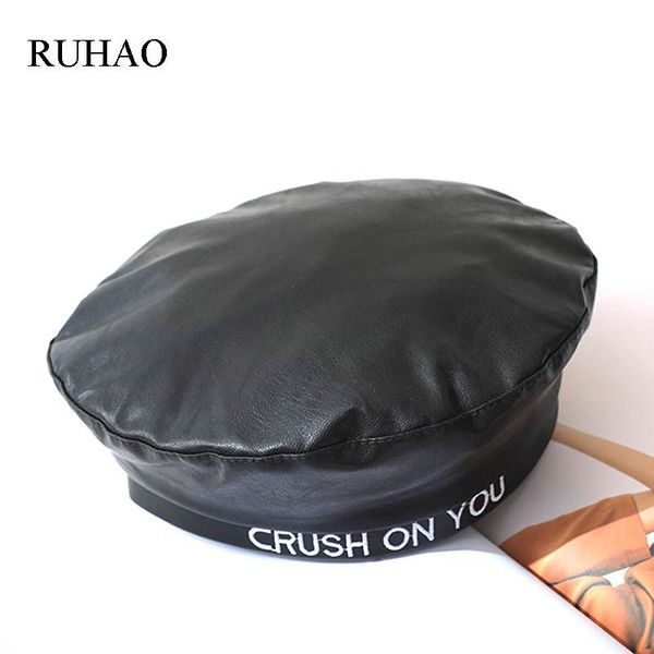 berets 2021 fashion patent leather beret ladies hats solid color flat hat pu slouchy bone captain cap women female, Blue;gray
berets 2021 fashion patent leather beret ladies hats solid color flat hat pu slouchy bone captain cap women female, Blue;gray