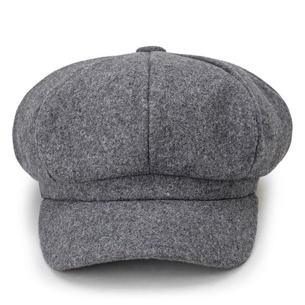 stingy brim hats winter for women solid plain octagonal sboy caps men ladies casual wool hat beret painter cap, Blue;gray
stingy brim hats winter for women solid plain octagonal sboy caps men ladies casual wool hat beret painter cap, Blue;gray