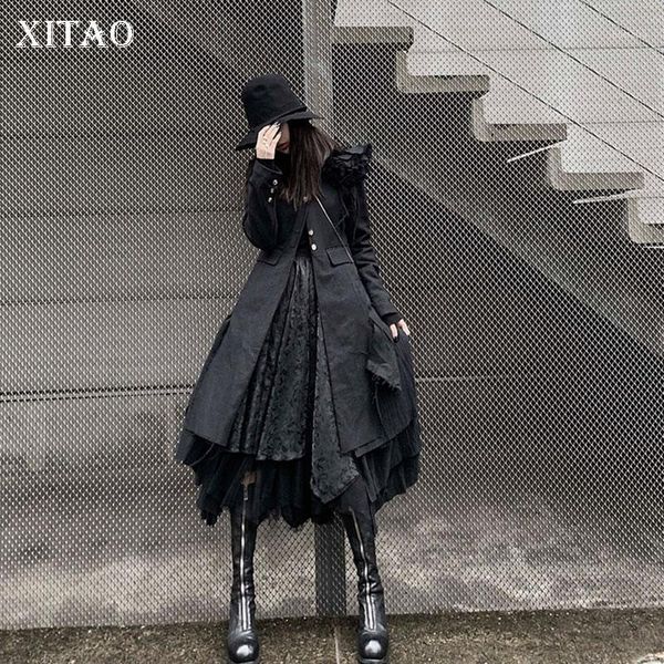 xitao black irregular trench women single breast full sleeve goddess fan 2020 spring casual pleated loose coat gcc31981, Tan;black
xitao black irregular trench women single breast full sleeve goddess fan 2020 spring casual pleated loose coat gcc31981, Tan;black