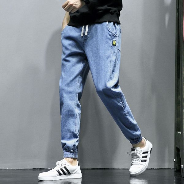 dmkki spring and harem jeansjeans msjr jeansautumn new men's jeans men's loose trendy ankle-tied casual pants youth student casual, Blue
dmkki spring and harem jeansjeans msjr jeansautumn new men's jeans men's loose trendy ankle-tied casual pants youth student casual, Blue