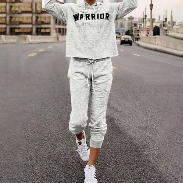 hoodie 2020 winter women's new autumn printed solid color loose pants sports suit, Gray
hoodie 2020 winter women's new autumn printed solid color loose pants sports suit, Gray