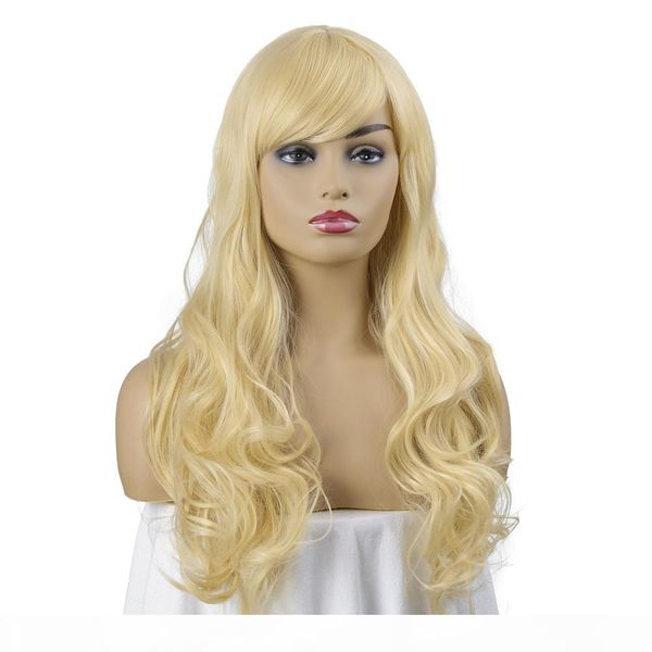 long wave quality fire resistance high temperature body colored synthetic wig for fashion ladies hair in stock, Black
long wave quality fire resistance high temperature body colored synthetic wig for fashion ladies hair in stock, Black