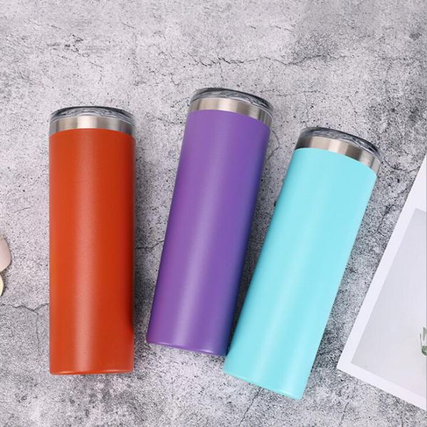 30oz 20oz skinny tumbler insulated tumbler cups powder coated double wall vacuum water bottle with slim color straw
30oz 20oz skinny tumbler insulated tumbler cups powder coated double wall vacuum water bottle with slim color straw