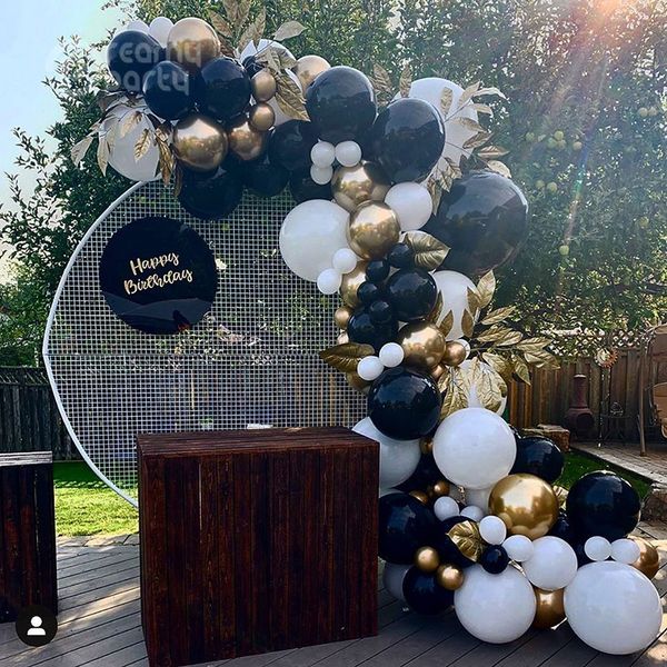 113pcs matte balloon arch kit black white balloons garland chrome gold globos wedding party decor baby shower supplies q1122
113pcs matte balloon arch kit black white balloons garland chrome gold globos wedding party decor baby shower supplies q1122