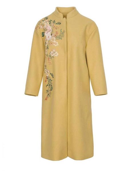 wool long coats 2021 autumn winter brand women luxurious embroidery covered button long sleeve warm wool blend coats outwear xxl, Black
wool long coats 2021 autumn winter brand women luxurious embroidery covered button long sleeve warm wool blend coats outwear xxl, Black