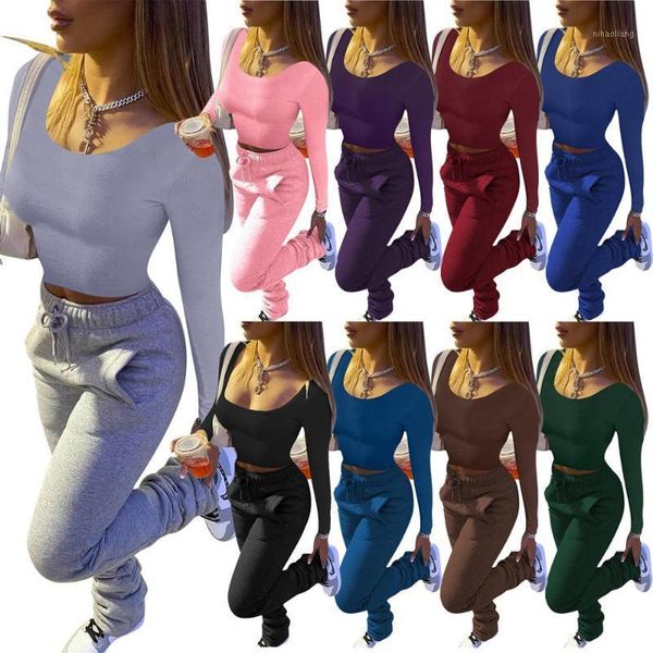 women's tracksuits two piece set women solid high waist drawstring bell bottom flare pleated stacked pants trousers crop for sets s-2xl, Gray
women's tracksuits two piece set women solid high waist drawstring bell bottom flare pleated stacked pants trousers crop for sets s-2xl, Gray