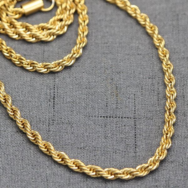 5 мм толщиной 45-75cm длинные титановые стали twist chain street dance в китае hip hop ожерелье hiphop rope chain, Golden;silver
5 мм толщиной 45-75cm длинные титановые стали twist chain street dance в китае hip hop ожерелье hiphop rope chain, Golden;silver