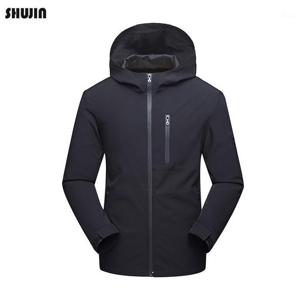 shujin 2019 men's waterproof windproof long sleeve jacket softshell lightweight hooded solid outdoor climbing sportswear male1, Black;brown
shujin 2019 men's waterproof windproof long sleeve jacket softshell lightweight hooded solid outdoor climbing sportswear male1, Black;brown