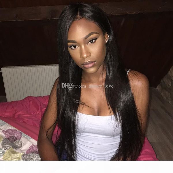 good quality brazilian hair lace front human hair wigs for women silky straight lace wig with baby hair full lace wigs, Black;brown
good quality brazilian hair lace front human hair wigs for women silky straight lace wig with baby hair full lace wigs, Black;brown
