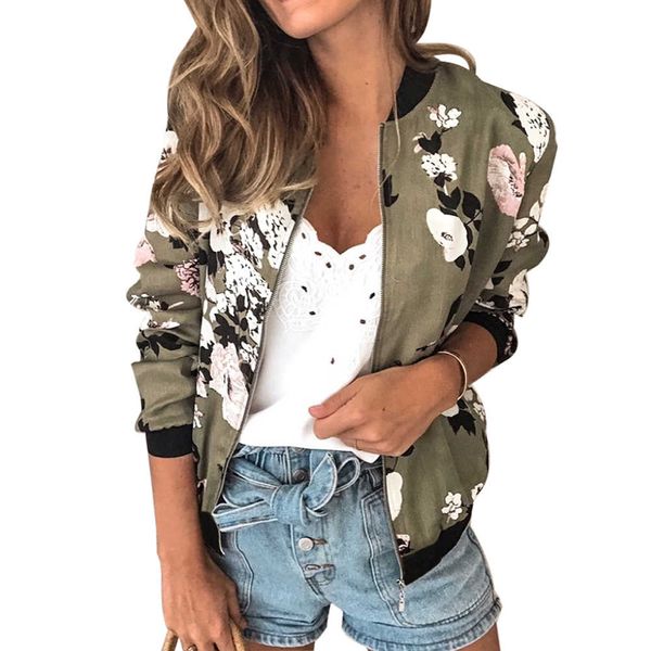 floral printed summer women's jackets plus size short female coat zipper chaqueta long sleeve women bomber jacket 2021, Black
floral printed summer women's jackets plus size short female coat zipper chaqueta long sleeve women bomber jacket 2021, Black