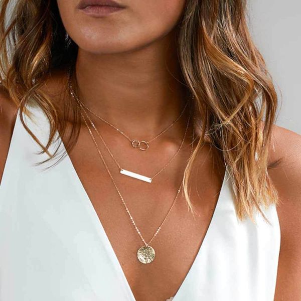 choker new fashion layered silver gold tomtosh for women charm long square multilayer loos y necklace gift, Golden;silver
choker new fashion layered silver gold tomtosh for women charm long square multilayer loos y necklace gift, Golden;silver
