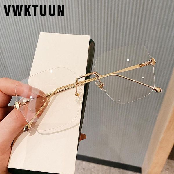 fashion sunglasses frames vwktuun rimless optical glasses frame women men blue light blocking square reading computer anti, Black
fashion sunglasses frames vwktuun rimless optical glasses frame women men blue light blocking square reading computer anti, Black