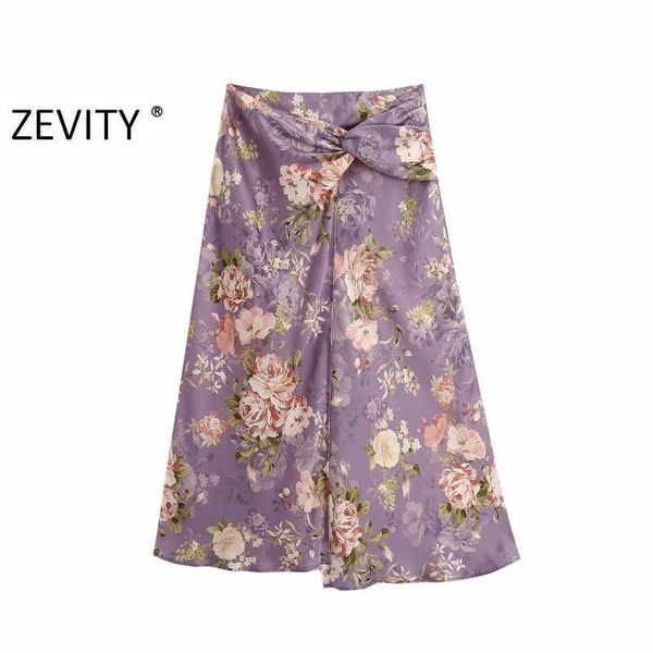 zevity new women vintage knotted decoration flower print split midi skirt faldas mujer ladies back zipper casual skirts qun6611, Black
zevity new women vintage knotted decoration flower print split midi skirt faldas mujer ladies back zipper casual skirts qun6611, Black