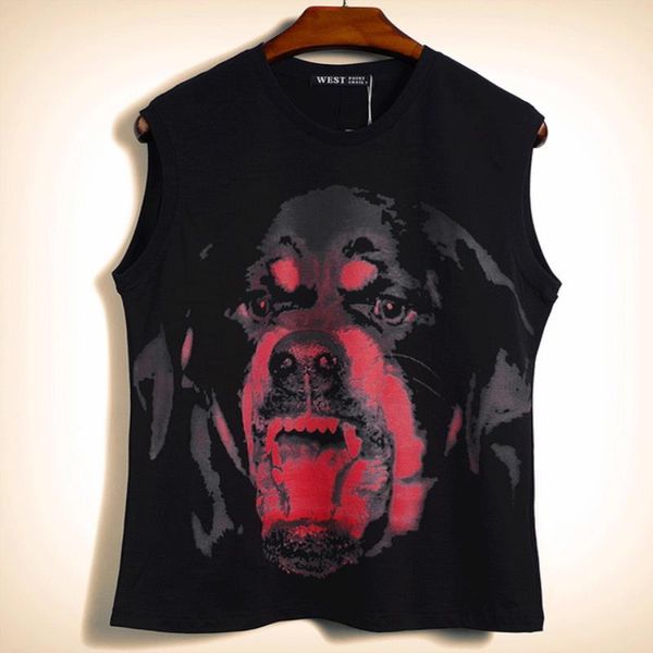 2020 fitness t-shirt black designer head printed vest men hop luxury hip red cotton vest men summer sports dog women llllb
2020 fitness t-shirt black designer head printed vest men hop luxury hip red cotton vest men summer sports dog women llllb