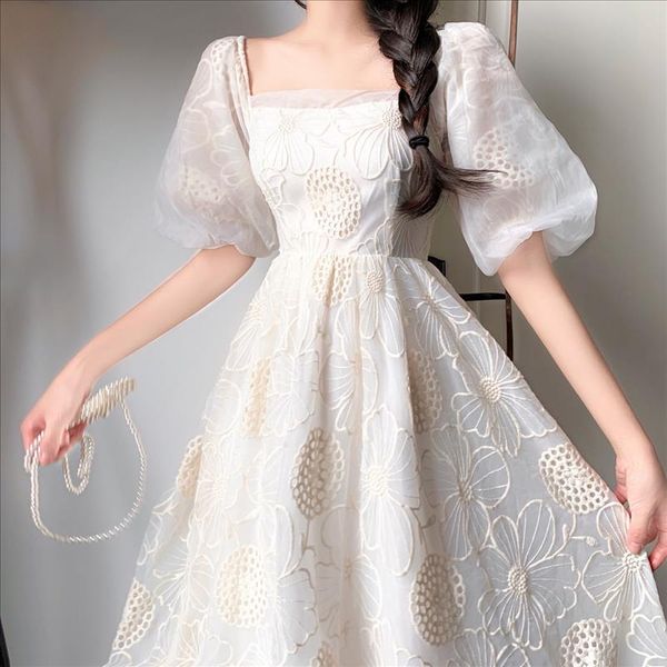 midi dress womens summer 2020 new french vintage casual fairy dress female puff sleeve lace party one pice korean, Black;gray
midi dress womens summer 2020 new french vintage casual fairy dress female puff sleeve lace party one pice korean, Black;gray