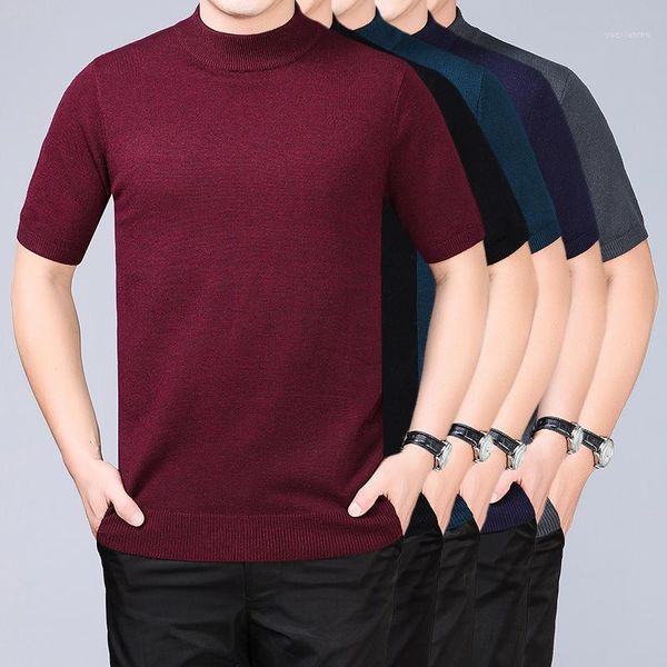 man turtleneck sweater short sleeve wool jumper male solid color sweaters slim fit knit shirt, White;black
man turtleneck sweater short sleeve wool jumper male solid color sweaters slim fit knit shirt, White;black