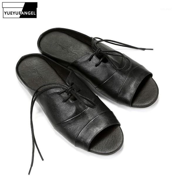 2020 fashion england vintage genuine leather slippers mens summer rome open toe shoes black slip on flat sandals casual footwear1
2020 fashion england vintage genuine leather slippers mens summer rome open toe shoes black slip on flat sandals casual footwear1