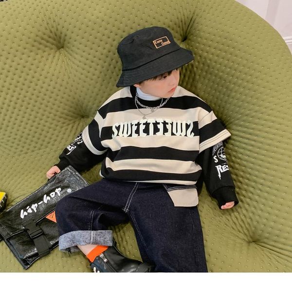 boys' cotton striped fleece 2020 new winter medium and big children korean style fashionable children's clothing winter wmtbzu, Blue
boys' cotton striped fleece 2020 new winter medium and big children korean style fashionable children's clothing winter wmtbzu, Blue
