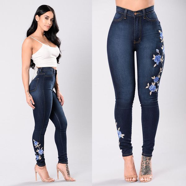 1x embroidered perforated jeans high waist trousers womens jeans good quality jeans wholesale wholesale custom, Blue
1x embroidered perforated jeans high waist trousers womens jeans good quality jeans wholesale wholesale custom, Blue
