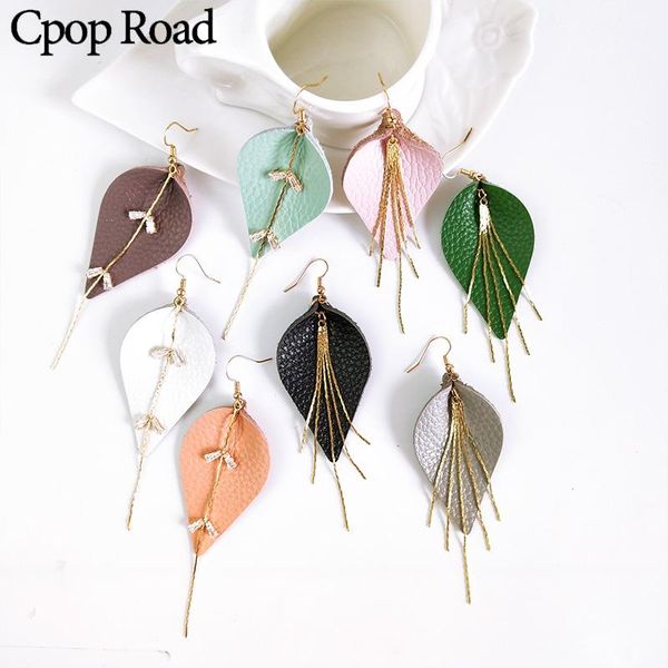 cpop 11 pattern fashion genuine leather earrings leaf long tassels pendant earring new fashion women accessories jewellery gifts, Silver
cpop 11 pattern fashion genuine leather earrings leaf long tassels pendant earring new fashion women accessories jewellery gifts, Silver