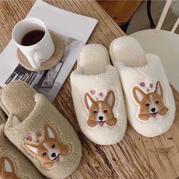 women winter home casual slippers shoes plush warm ladies cute dog pattern fashion indoor flats new woman footwear #bv4o, Black
women winter home casual slippers shoes plush warm ladies cute dog pattern fashion indoor flats new woman footwear #bv4o, Black