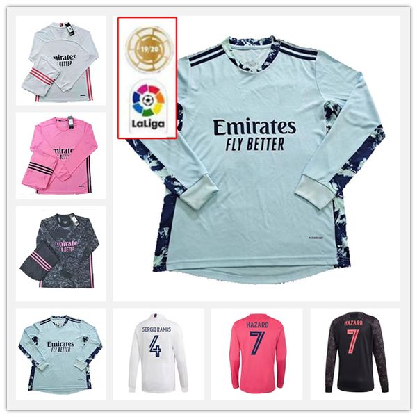 2020 2021 real madrid jersey long sleeve soccer jerseys hazard ramos benzema camiseta football shirt maillot maglia uniforms, Black
2020 2021 real madrid jersey long sleeve soccer jerseys hazard ramos benzema camiseta football shirt maillot maglia uniforms, Black