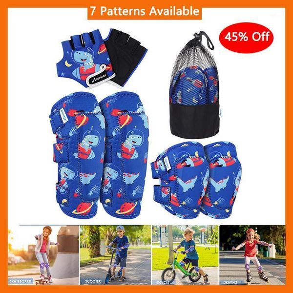 elbow & knee pads children set kids sports support gloves for cycling skateboarding1, Black;gray
elbow & knee pads children set kids sports support gloves for cycling skateboarding1, Black;gray